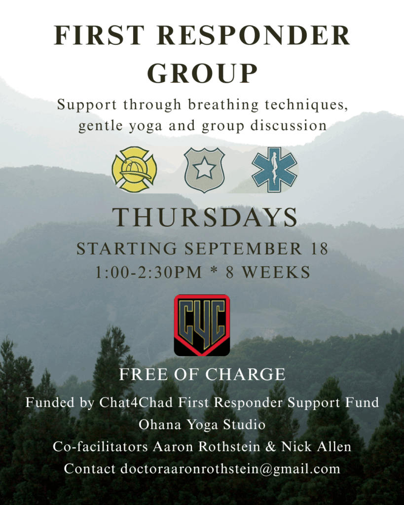 First repsonder group poster