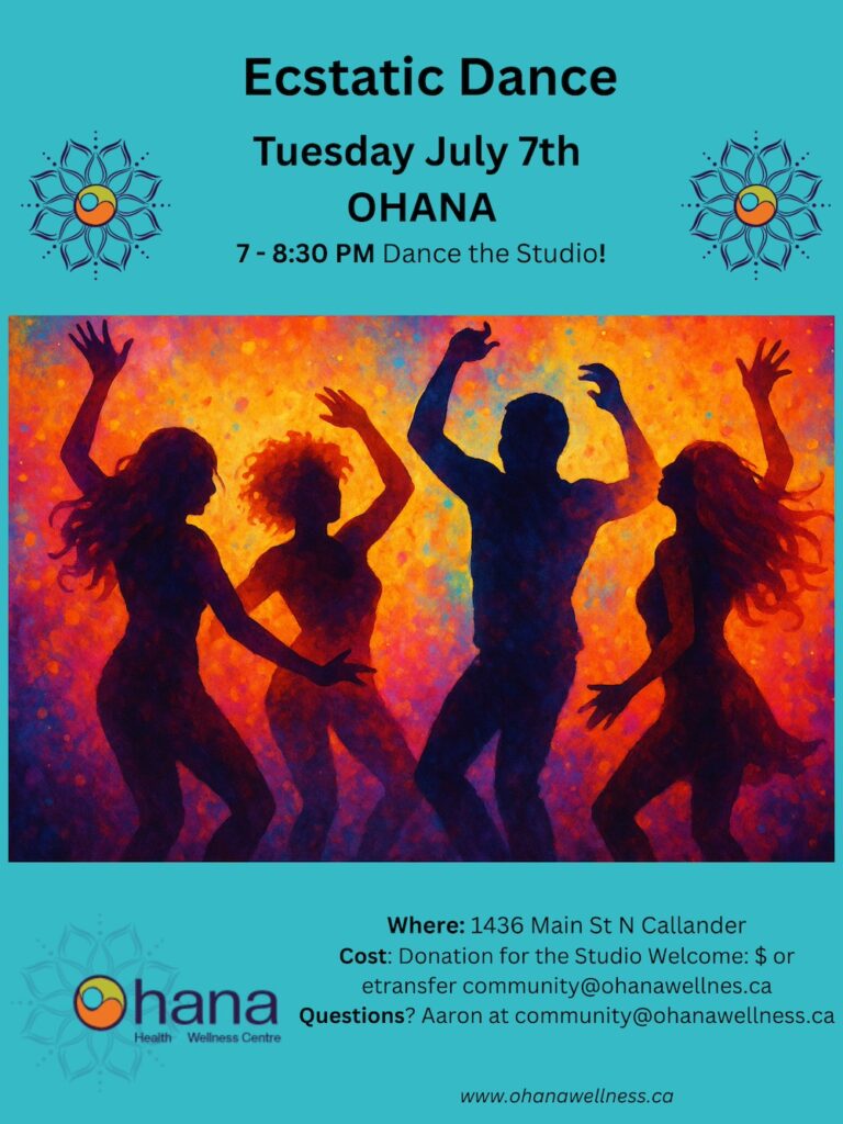 Copy of Friday November 7th Ohana 6 PM Dance the Studio! 7 PM Potluck in the Kitchen - 1